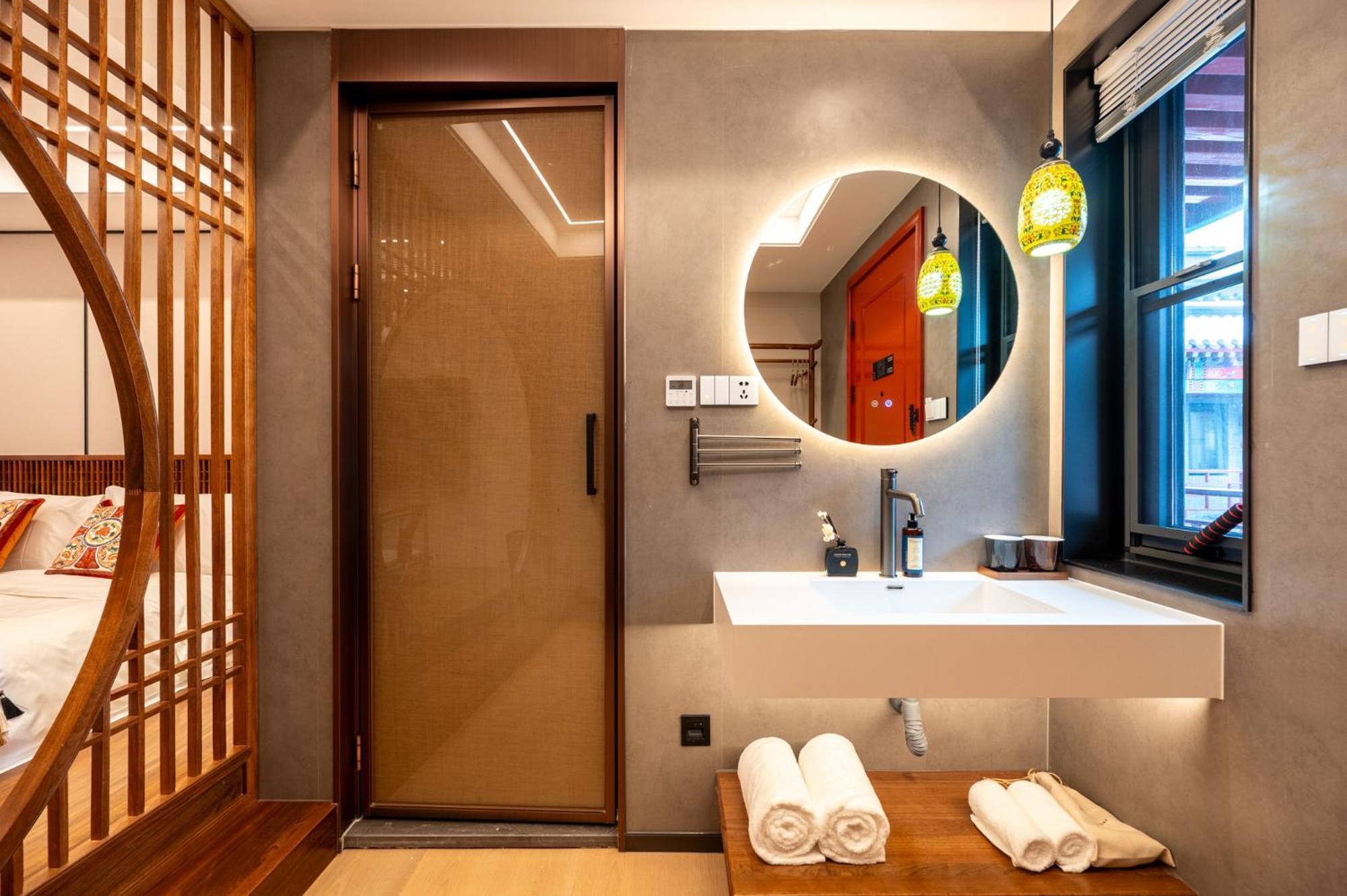 Fuxue Qiuguo Hotel Beijing Nanluoguxiang Siheyuan Branch Exteriör bild