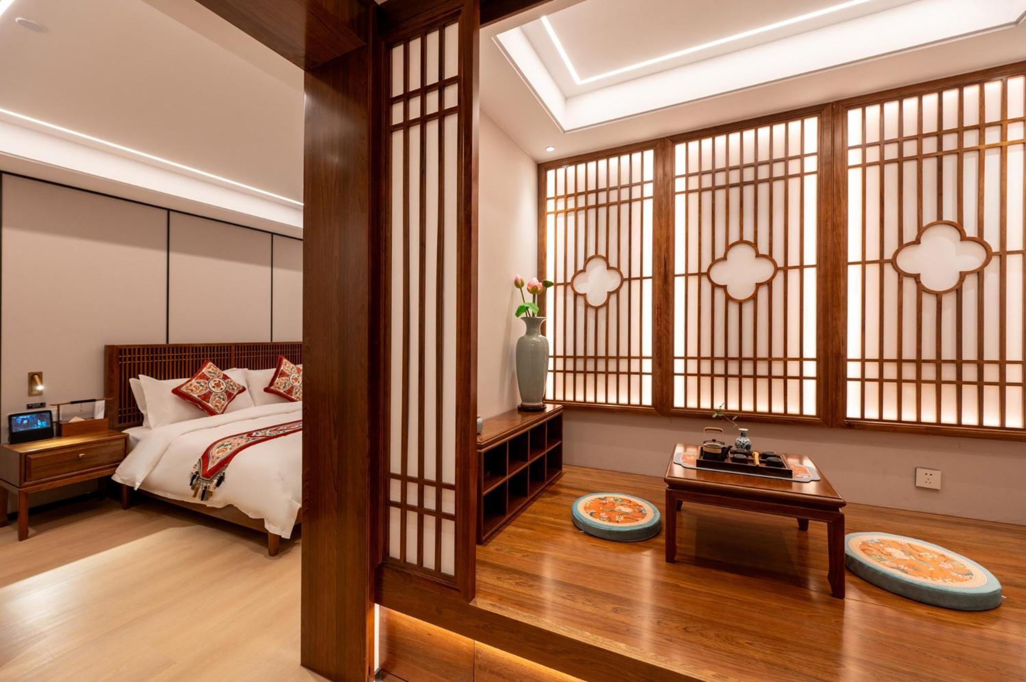 Fuxue Qiuguo Hotel Beijing Nanluoguxiang Siheyuan Branch Rum bild