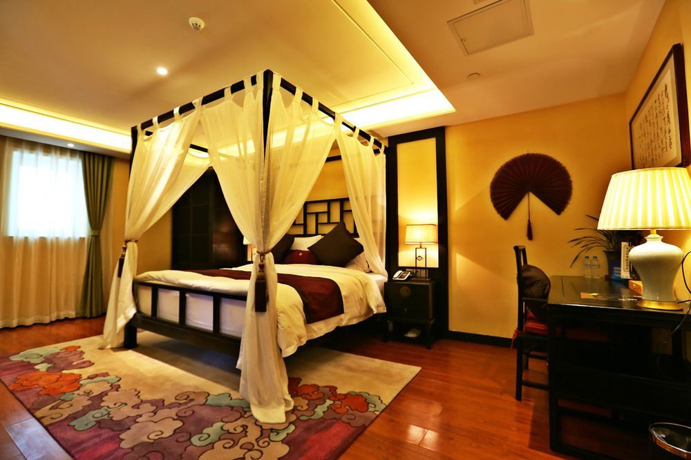 Fuxue Qiuguo Hotel Beijing Nanluoguxiang Siheyuan Branch Exteriör bild
